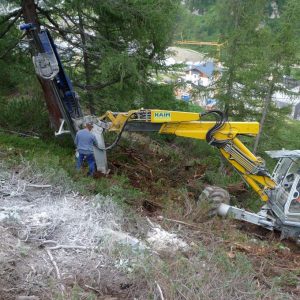 Lawinenschutzverbauung Wiesenegglawine