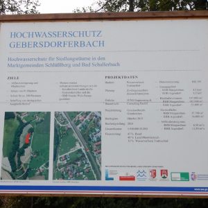 Hochwasserschutz Gebersdorferbach