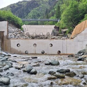 Verstärkung Tosbecken KW Hollersbach